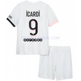 Barn Fotballdrakter Paris Saint-Germain Mauro Icardi 9 Borte 2021-22 Kortermet